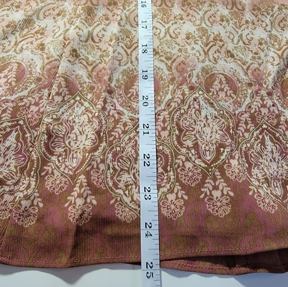 Euc liz claiborne axcess panel a-Line taupe/Blush skirt size 20W - Picture 6 of 6